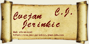Cvejan Jerinkić vizit kartica